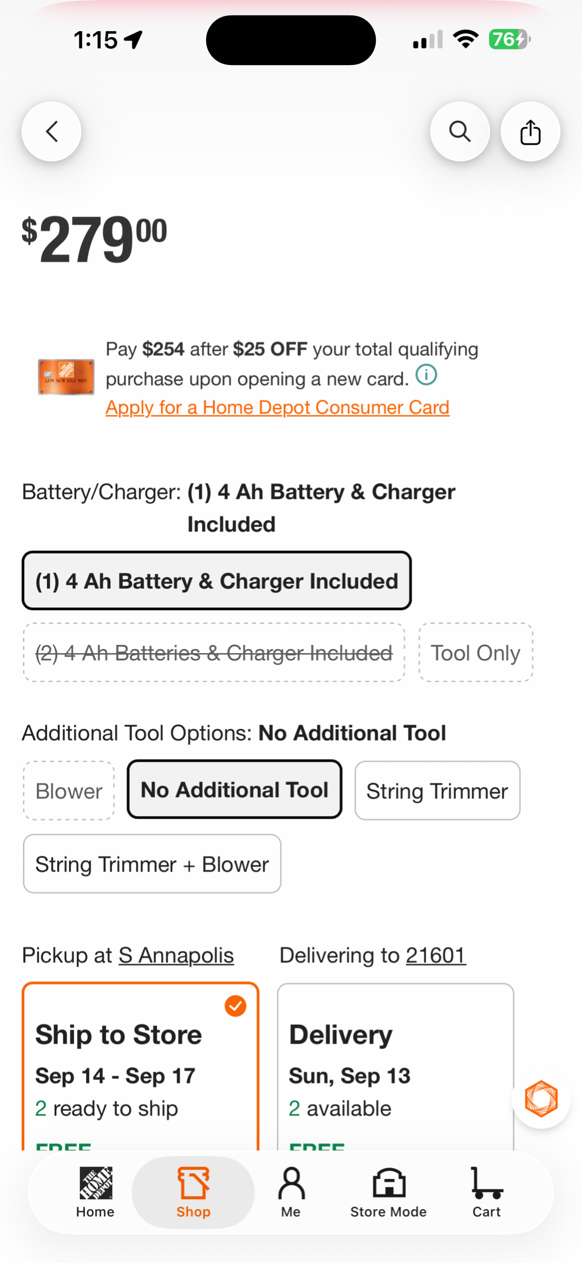 Ryobi One+ 18v 13” PUSH Lawn Mower Kit