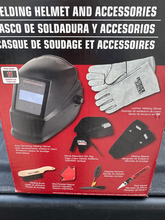 Lincoln Electric Auto-Darkening Welding Helmet Starter Kit