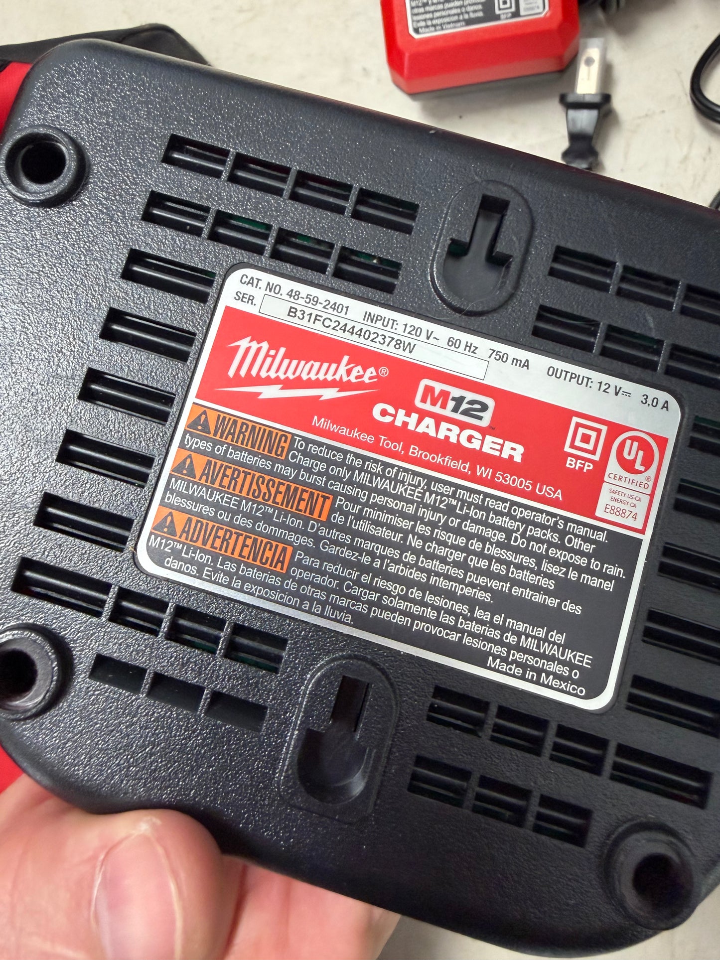 Milwaukee M12 & M18 Battery Chargers