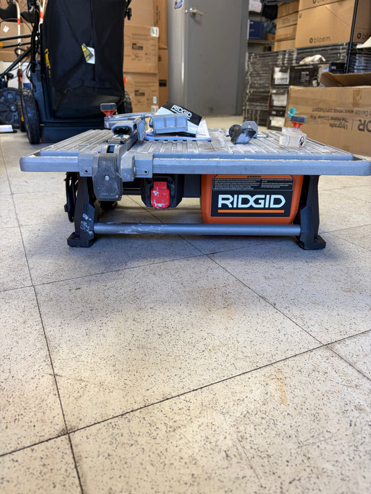 Ridgid 6.5 Amp 7” Table Top Wet Tile Saw