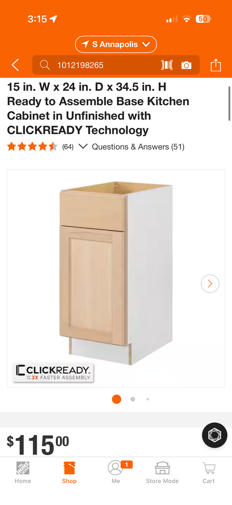 Hampton Bay Shaker Unfinished Kitchen Cabinets