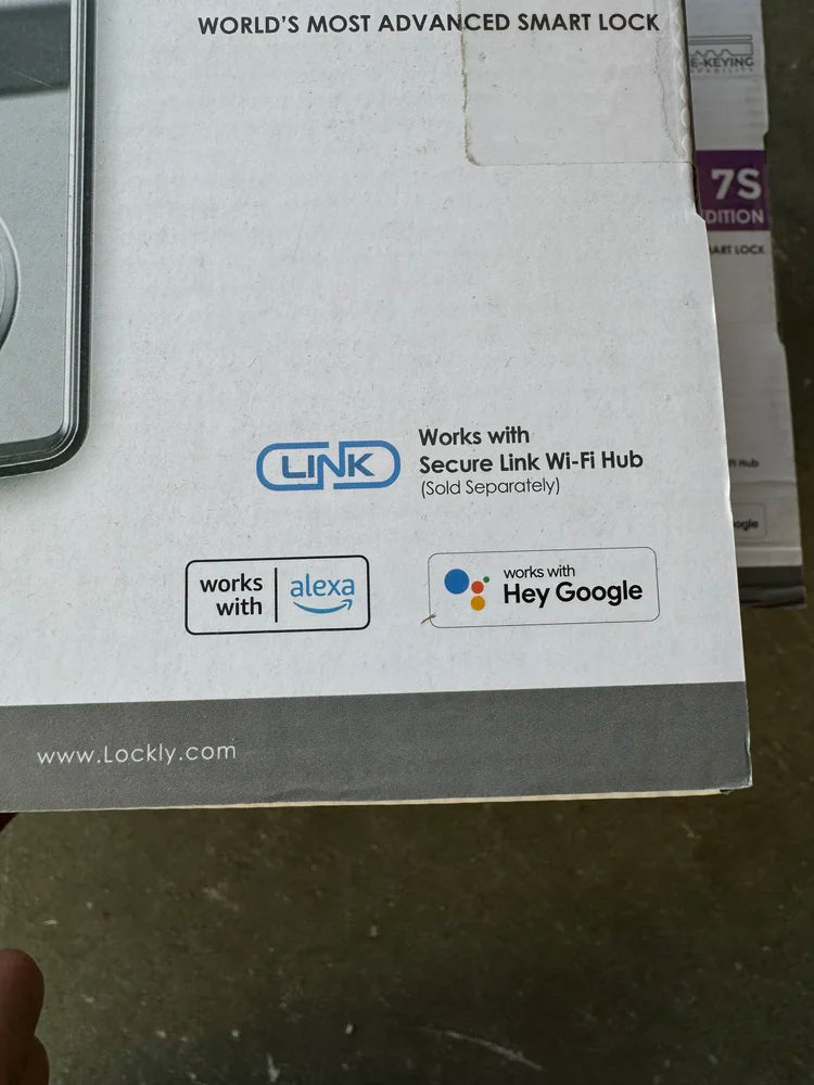 Lockly Model-S Satin Nickel Smart Touchscreen Keypad Deadbolt Lock