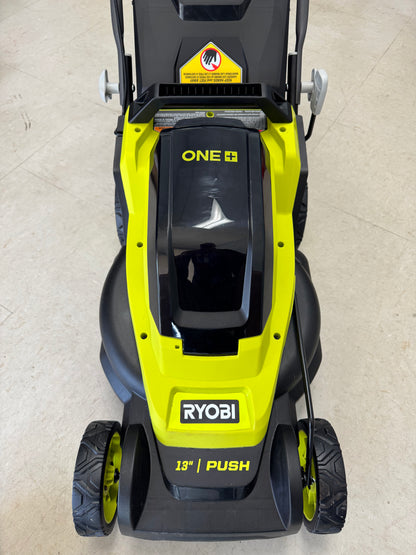 Ryobi One+ 18v 13” PUSH Lawn Mower Kit