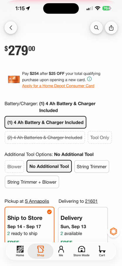 Ryobi One+ 18v 13” PUSH Lawn Mower Kit