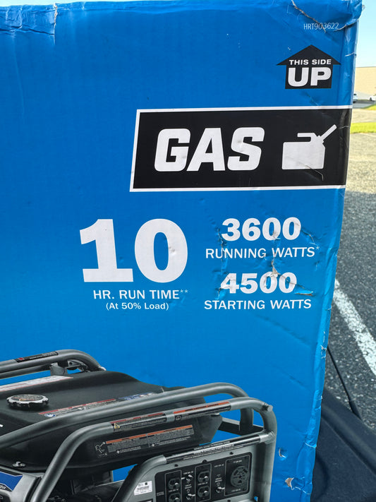 Hart 3600W 212cc Portable Gas Generator