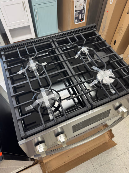 Kenmore 5 cu ft 4 Burner Stainless Steel Gas Range