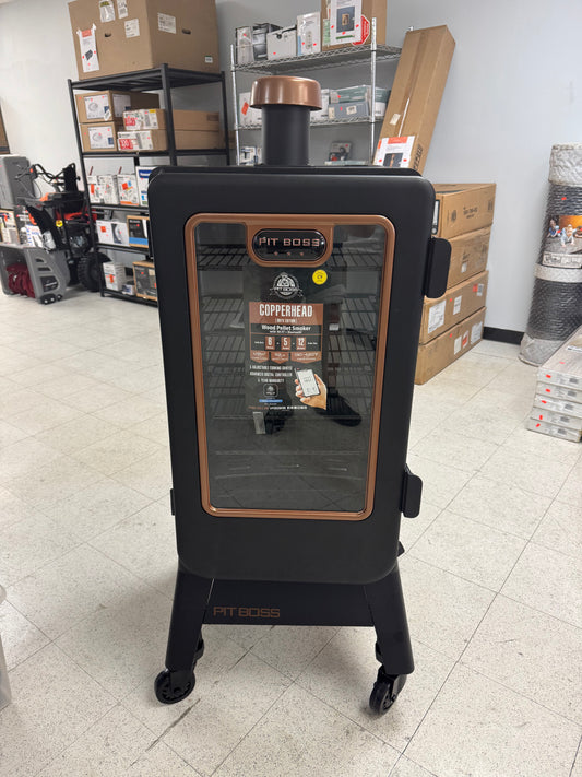 Pit Boss 1300 Copperhead Onyx WiFi & Bluetooth Wood Pellet Smoker