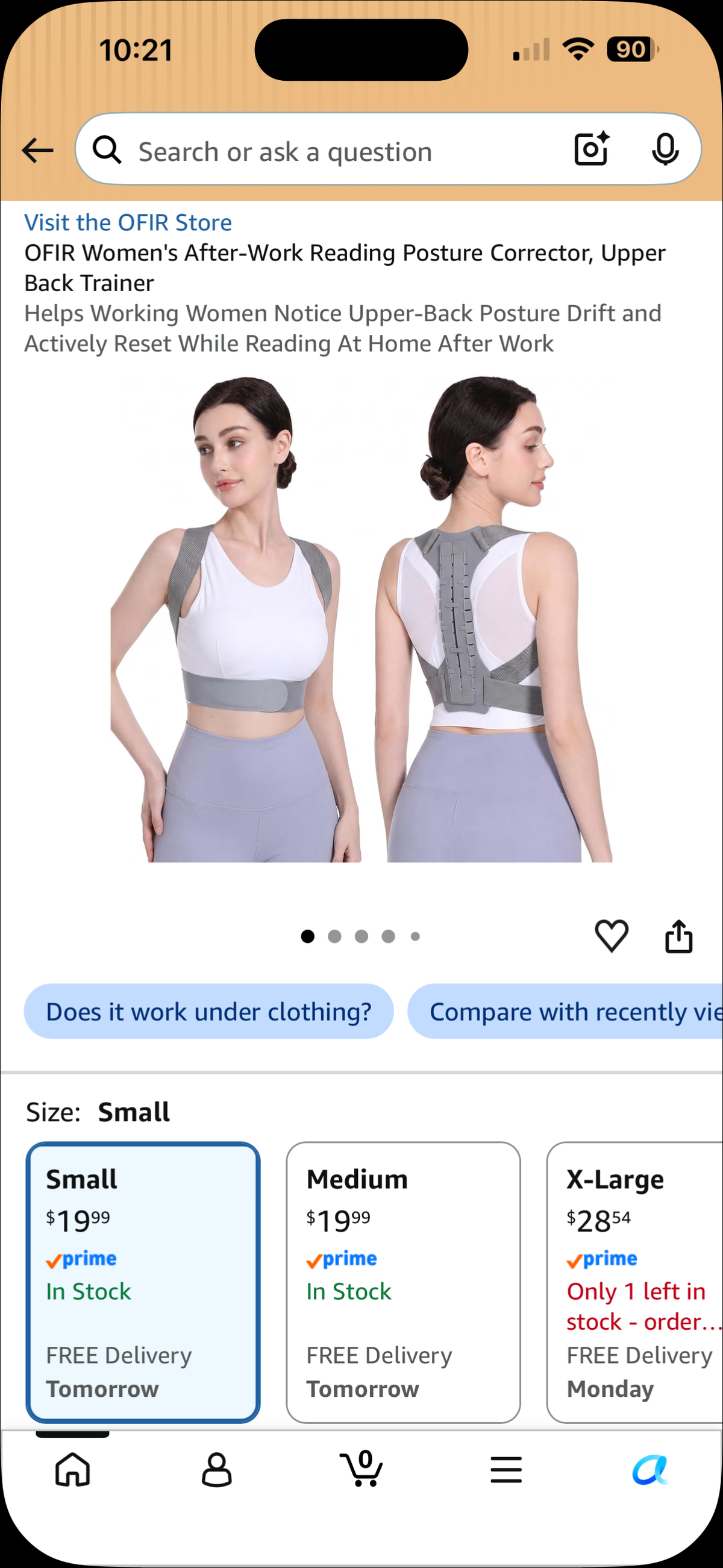 OFIR Women’s Small Posture Corrector