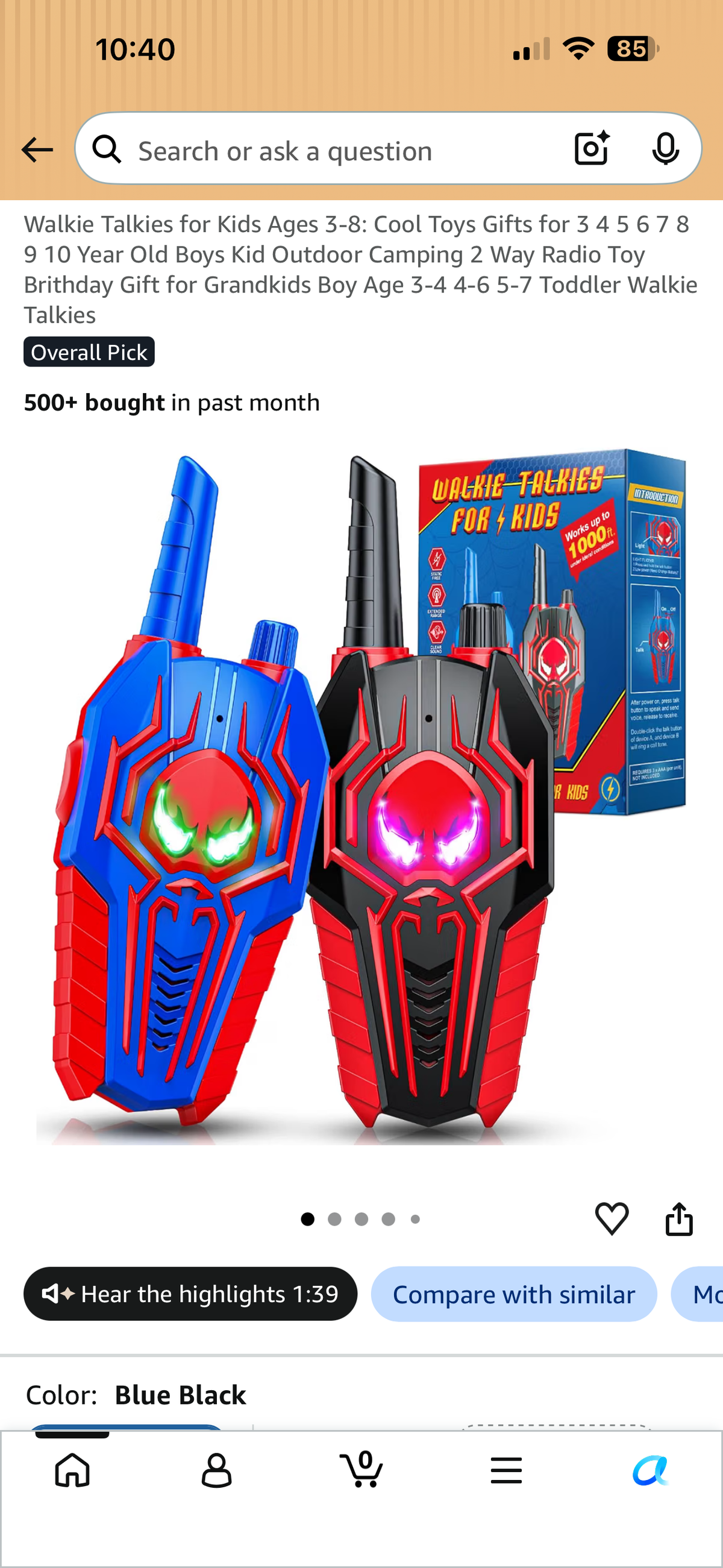 Spider-Man Walkie Talkies