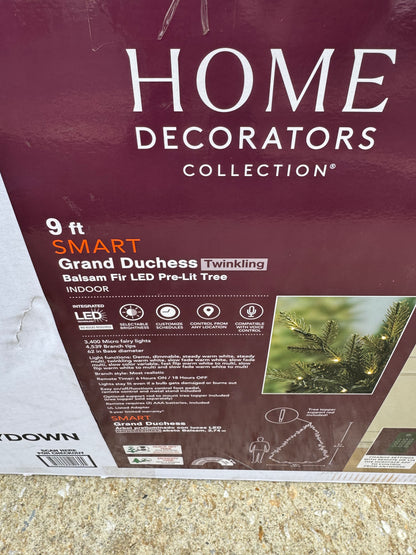 HDC 9ft Smart Grand Duchess Twinkling Balsam Fir LED Pre-Lit Christmas Tree