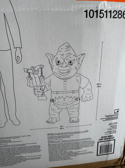 Home Accents Holiday 3.5ft Wicked Woods Animated LED Baby Troll