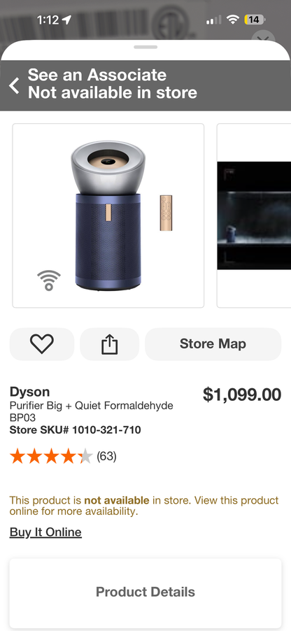 Dyson Purifier Big + Quiet Formaldehyde