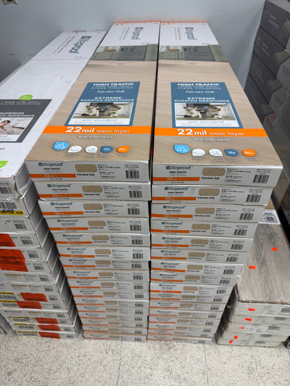 Lifeproof Fairview Oak Waterproof Click Lock Luxury Vinyl Plank Flooring