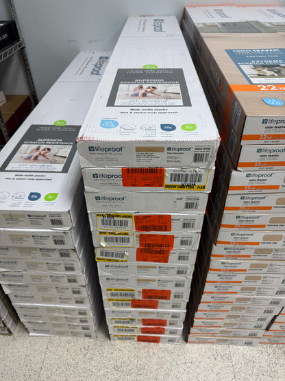 Lifeproof Dusk Cherry Waterproof Click Lock Luxury Vinyl Plank Flooring