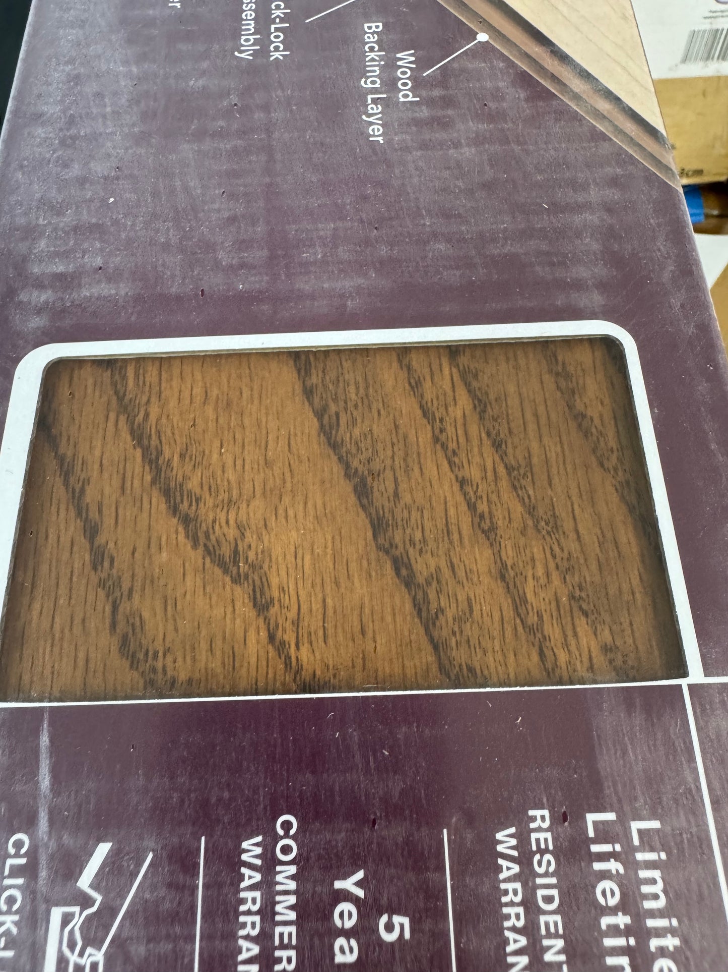 HDC Hayes Oak Click Lock Wire Brushed Engineered Hardwood Flooring
