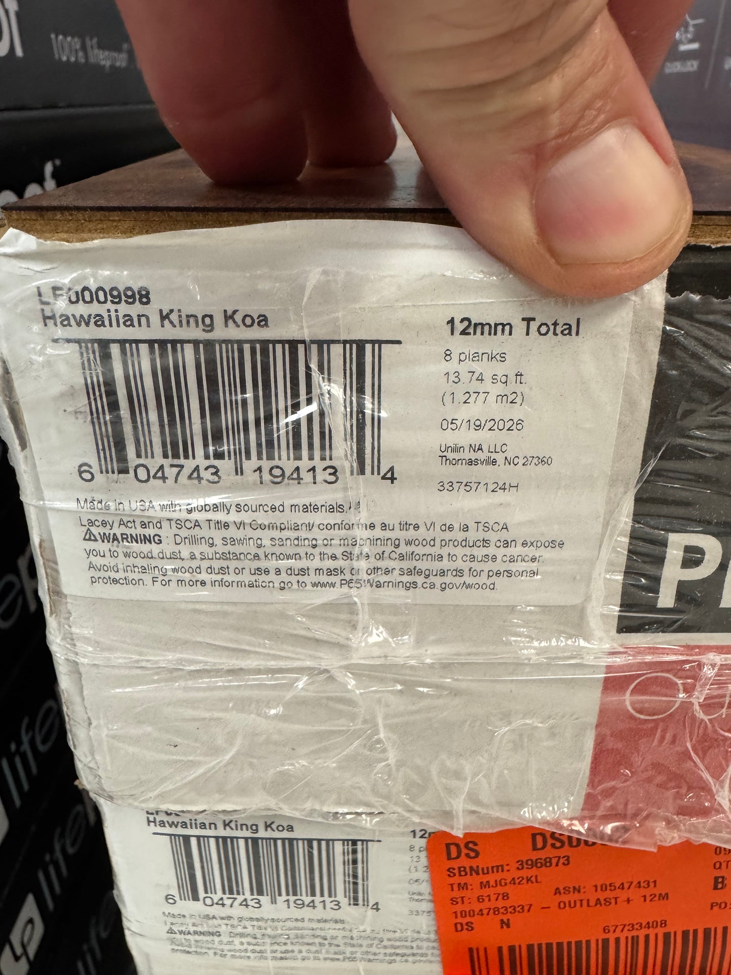 Pergo Outlast+ Hawaiian King Waterproof Laminate Wood Flooring