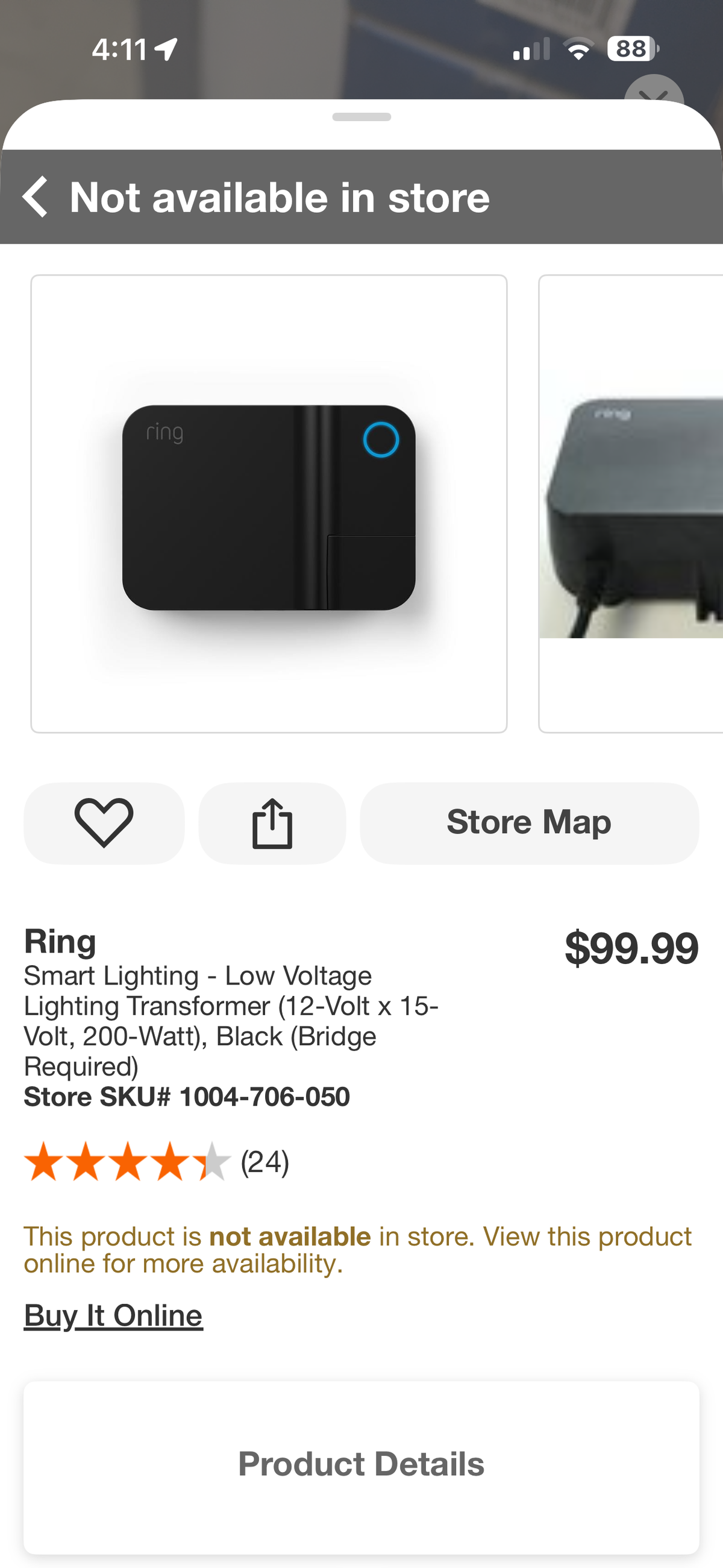 Ring Smart Low Voltage Lighting Transformer