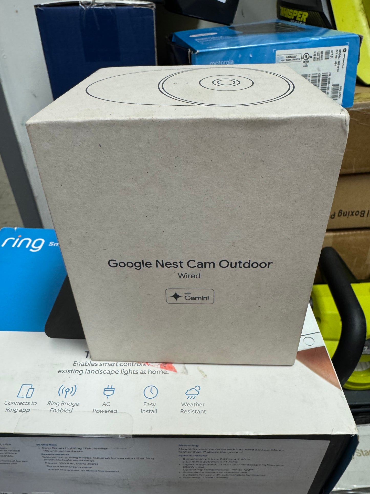 Google Nest Gen 2 Wired Smart Outdoor Security Camera