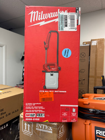 Milwaukee M12 2G Handheld Sprayer Kit