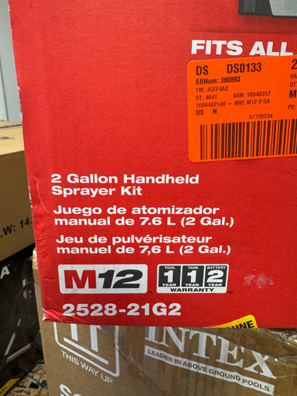 Milwaukee M12 2G Handheld Sprayer Kit