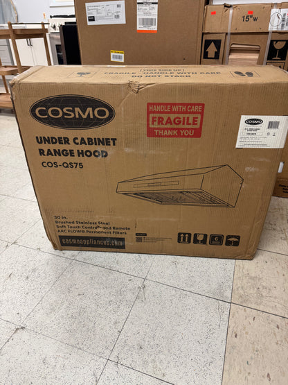 Cosmo 30” Haven Collection Under Cabinet Range Hood