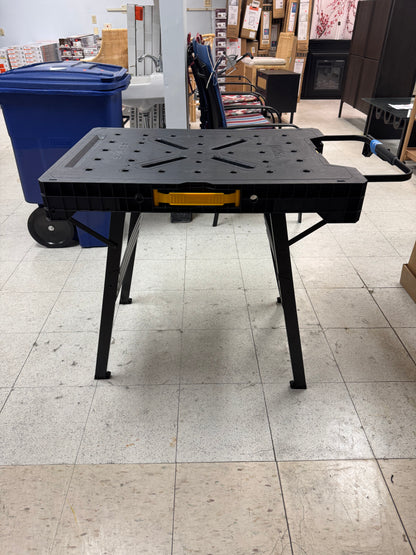 Dewalt 33” H Plastic Folding Sawhorse Workbench