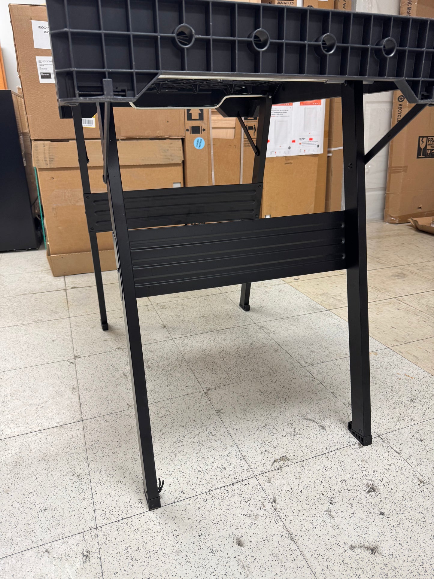 Dewalt 33” H Plastic Folding Sawhorse Workbench