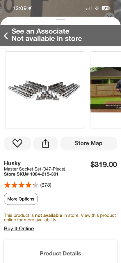 Husky 347pc Master Socket Set