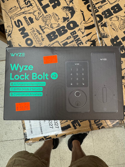 Wyze Lock Bolt V2 Smart Fingerprint Keyless Deadbolt