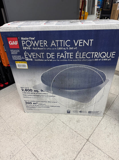 Master Flow 1500 CFM Power Roof Mount Attic Fan