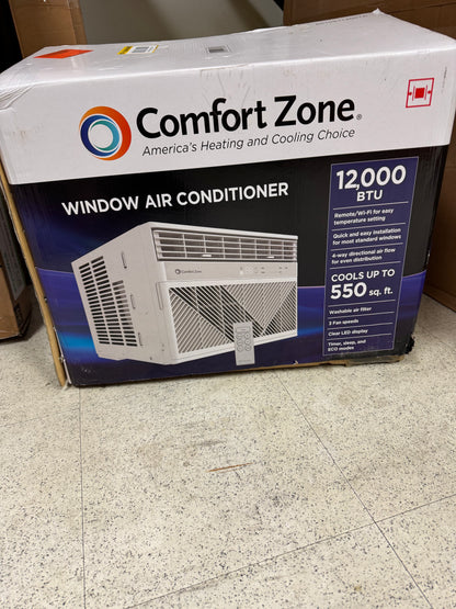Comfort Zone 12,000 BTU 115V Smart Window Air Conditioner