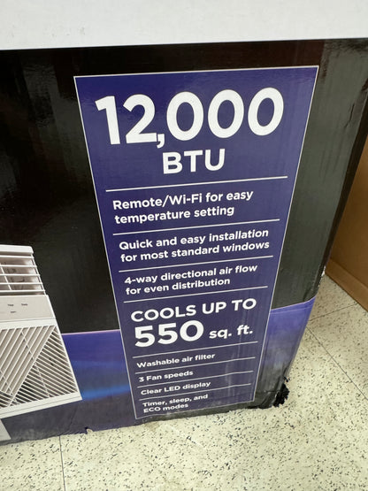 Comfort Zone 12,000 BTU 115V Smart Window Air Conditioner