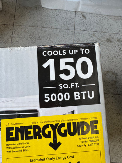 Vissani 5,000 BTU 115V Window Air Conditioner