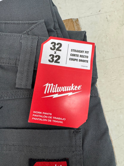 Milwaukee Men’s Black & Gray Cotton/Polyester Work Pants