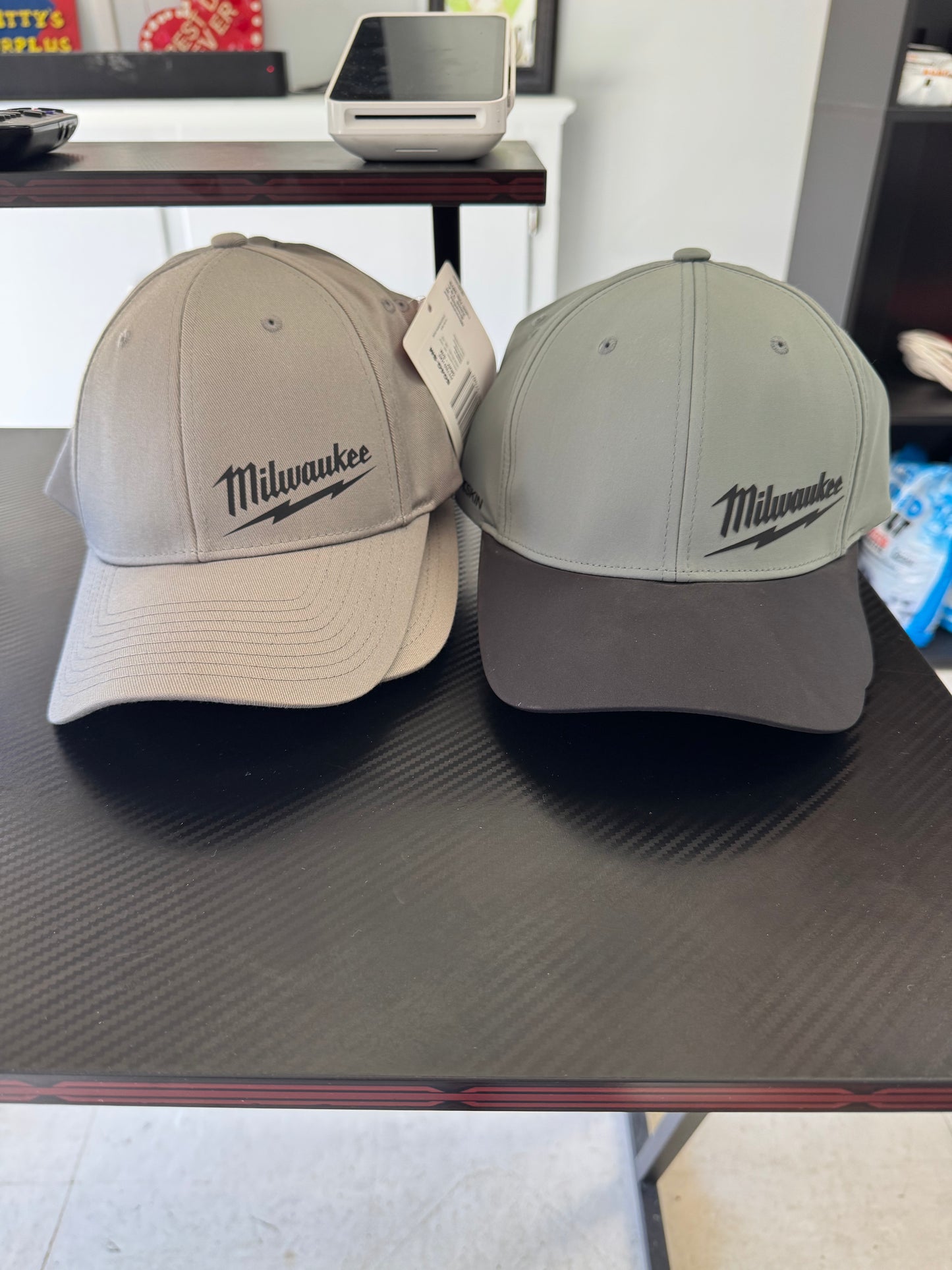 Milwaukee Dark Gray WORKSKIN Fitted Hat