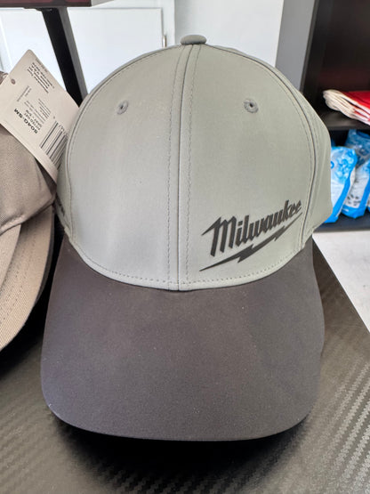 Milwaukee Dark Gray WORKSKIN Fitted Hat