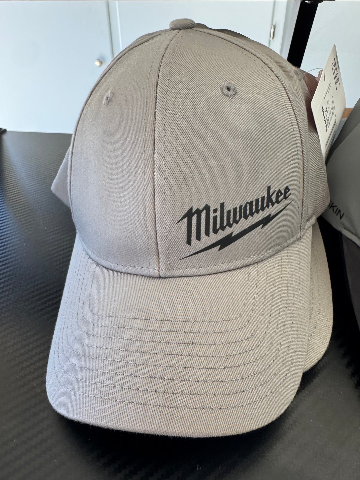 Milwaukee Dark Gray WORKSKIN Fitted Hat