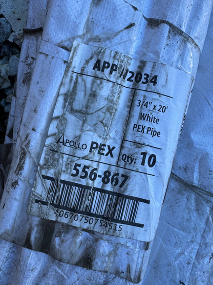 Apollo 3/4” x 20ft White PEX-A Expansion Pipes