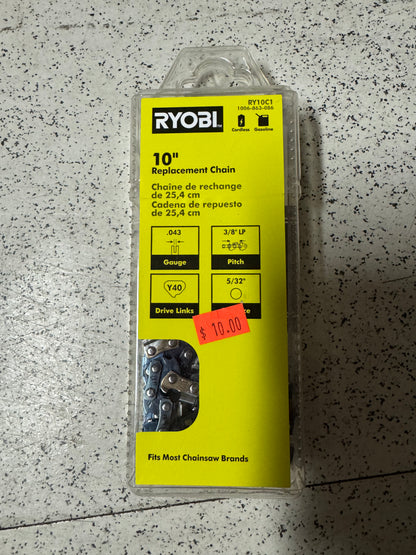 Ryobi One+ HP 18v Brushless 10” Chainsaw (Tool Only)