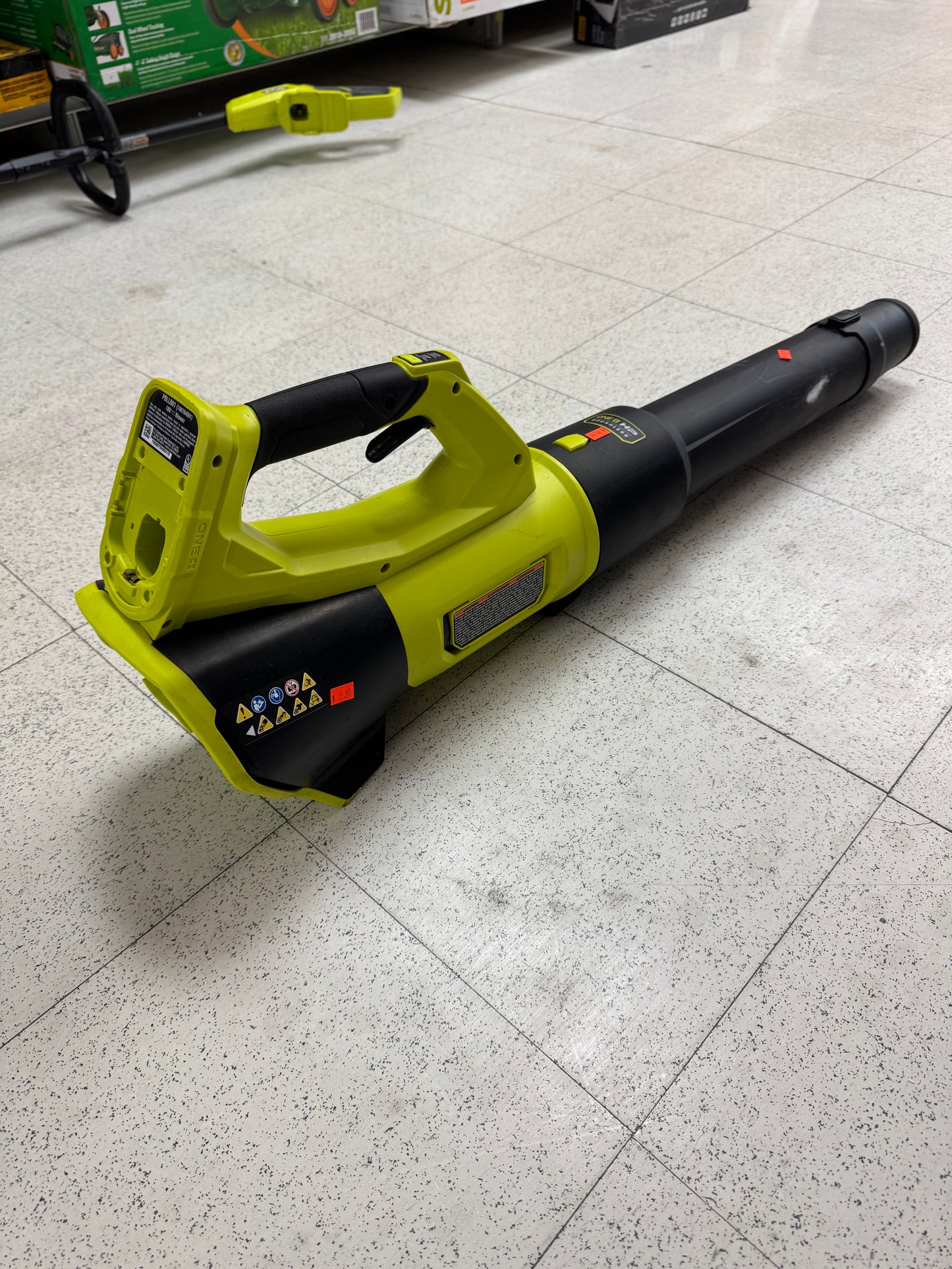 Ryobi One+ HP 18v Brushless Whisper Series Leaf Blower (Tool Only)