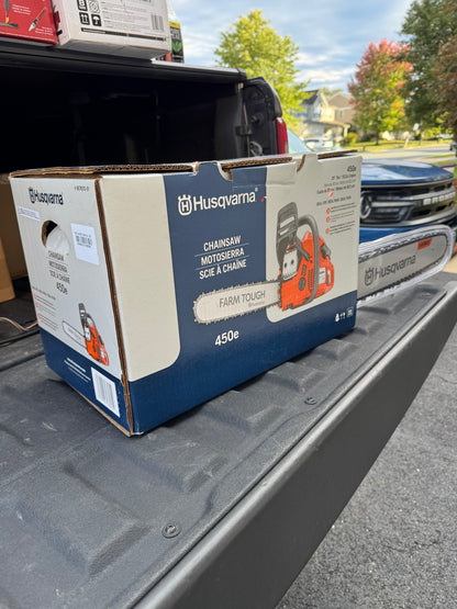 Husqvarna 450e Rancher 20” 50.2cc 2-Stroke Gas Chainsaw