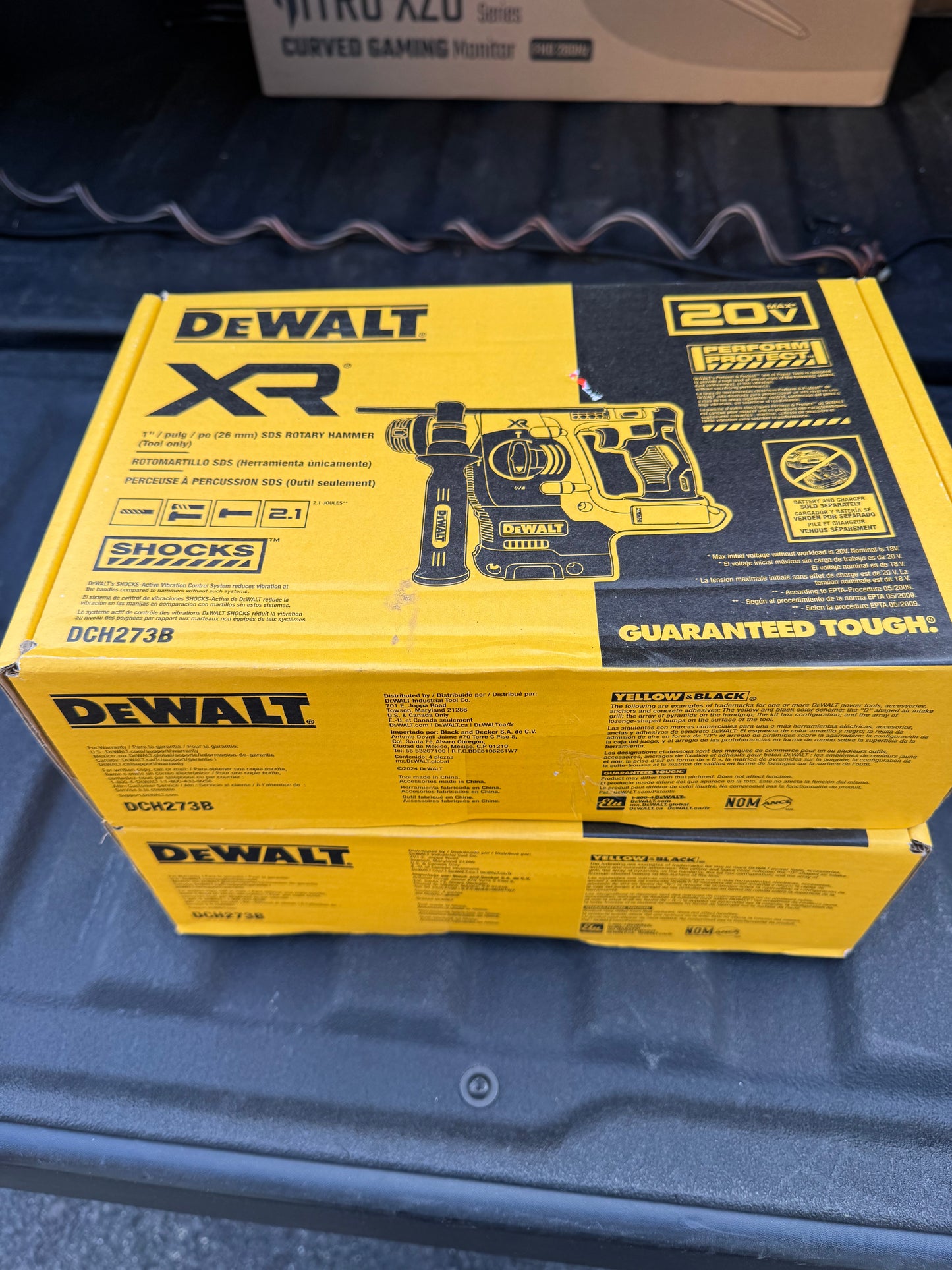 Dewalt 20v Max XR Brushless 1” SDS Plus L-Shaped Rotary Hammer (Tool Only)