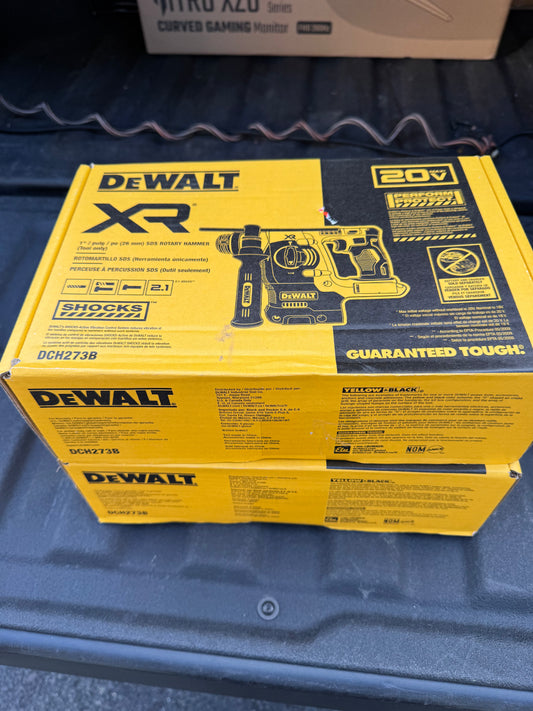 Dewalt 20v Max XR Brushless 1” SDS Plus L-Shaped Rotary Hammer (Tool Only)