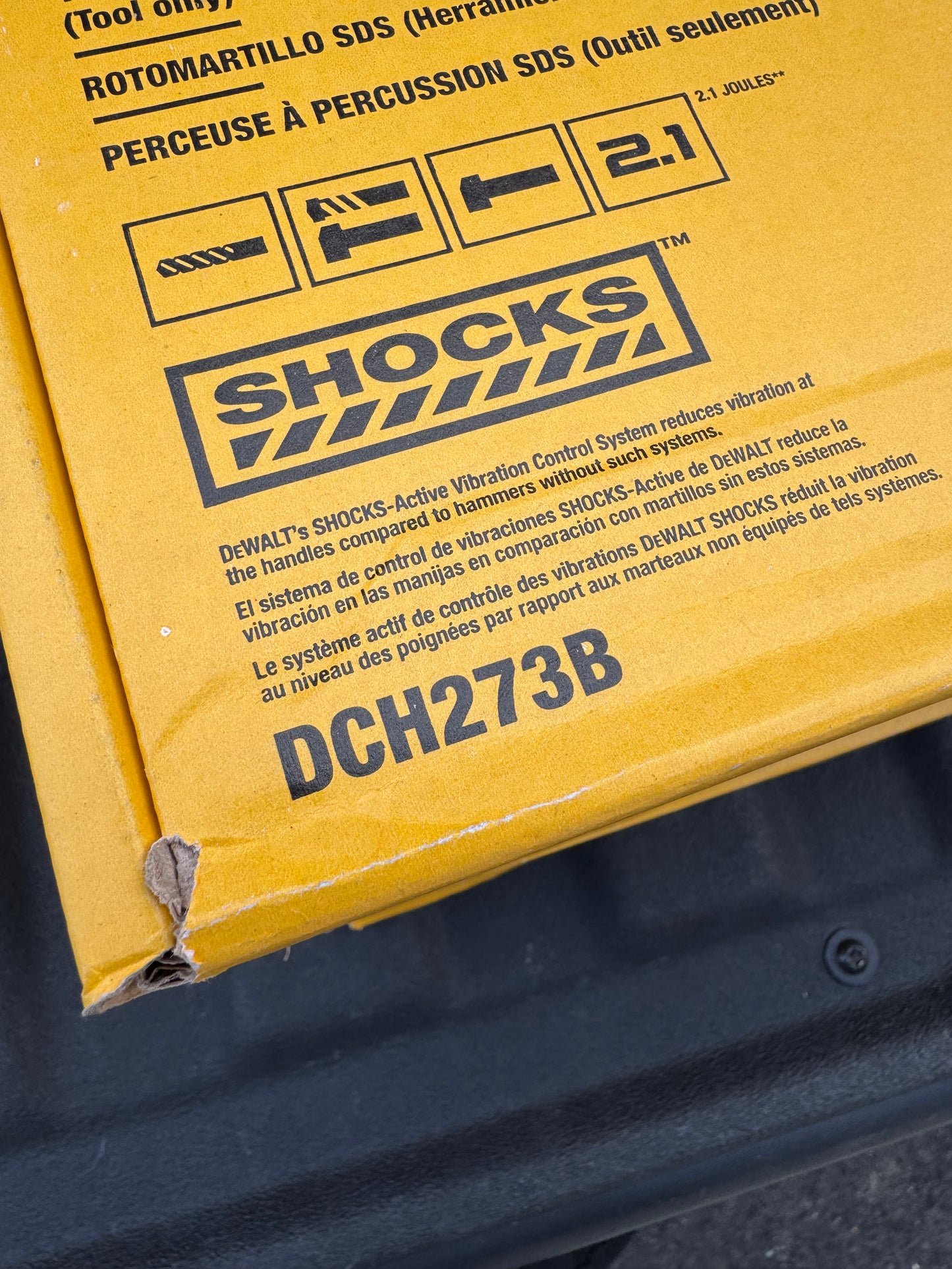 Dewalt 20v Max XR Brushless 1” SDS Plus L-Shaped Rotary Hammer (Tool Only)