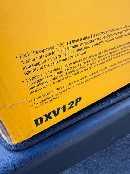 Dewalt 12G 5.5 HP Wet/Dry Vacuum
