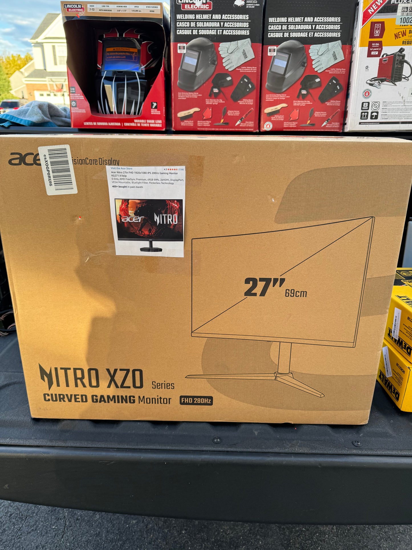 Acer Nitro XZO Series 27” Curved Gaming Monitor