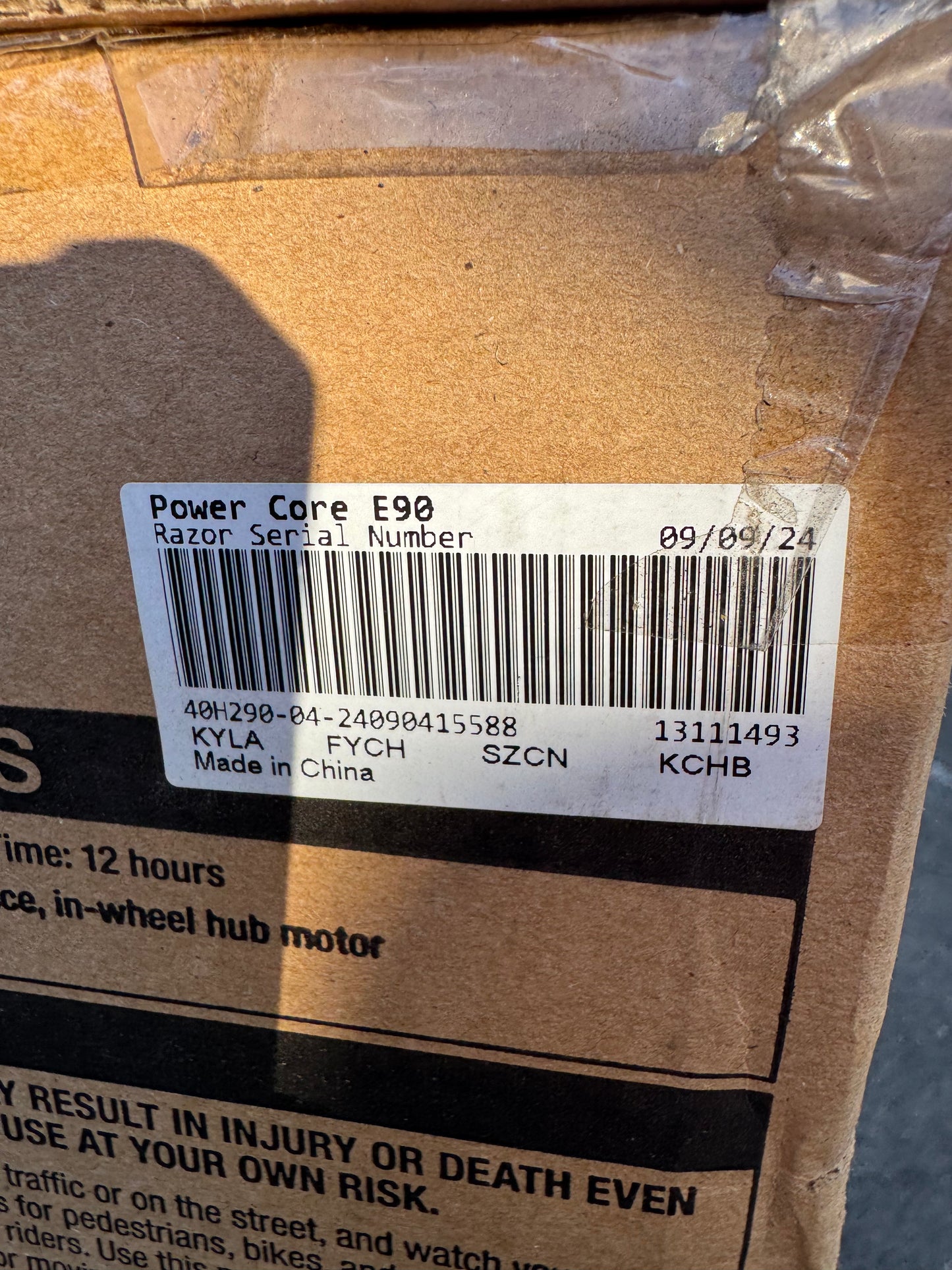Razor Power Core E90 Kids Electric Scooter