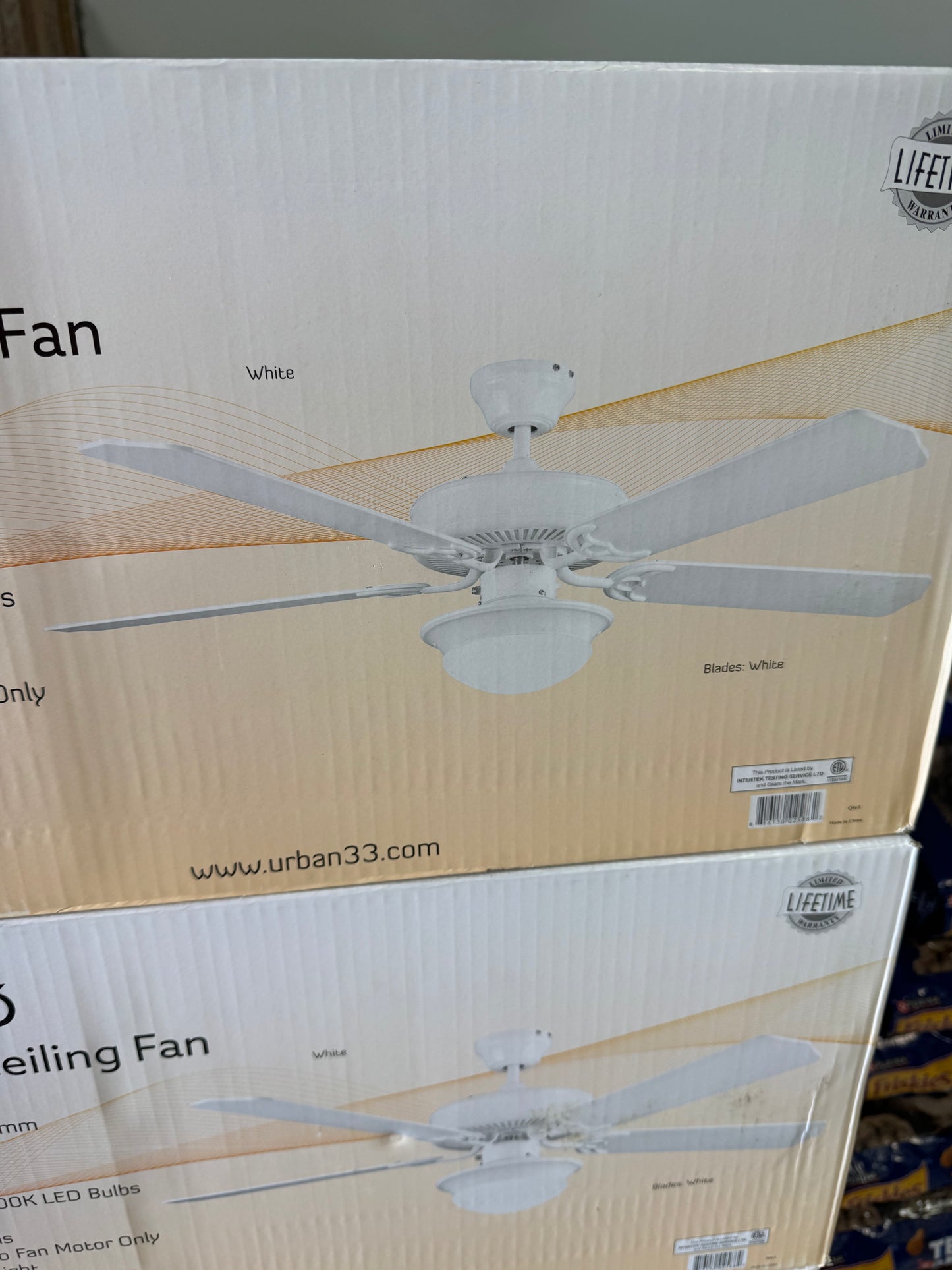 Urban 33 Mojave V 52” LED Ceiling Fan
