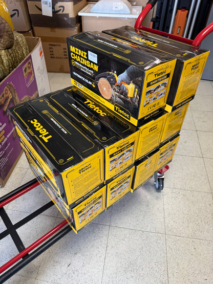 Tietoc 6” Mini Chainsaw w/2 Batteries & Accessories