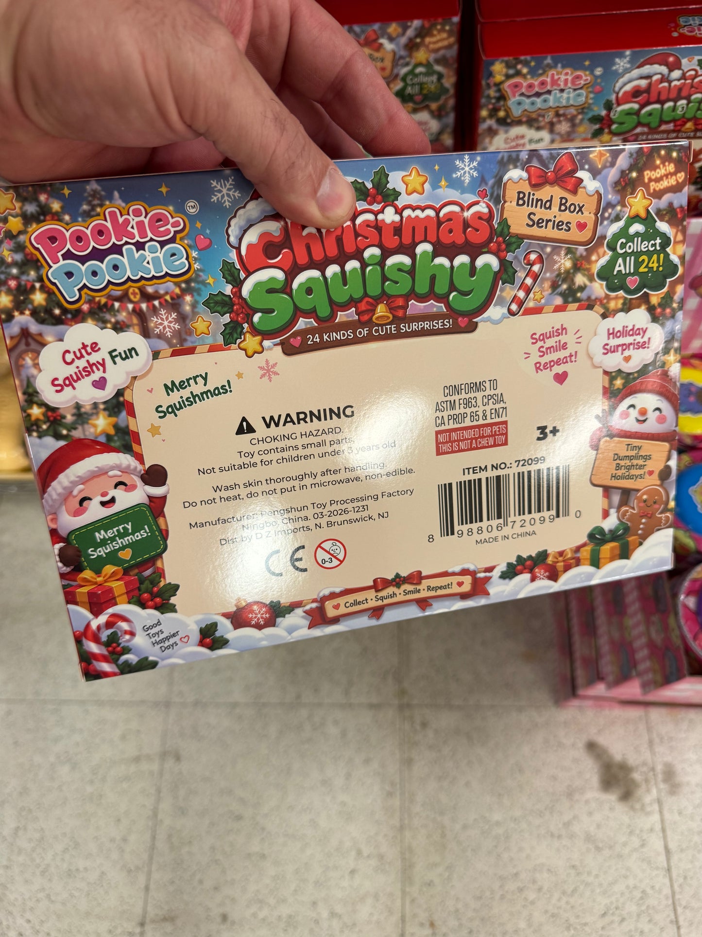 Pookie-Pookie Christmas Squishy Advent Calendar